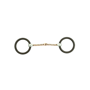 POOL'S WESTERN TWISTED COPPER RINGS BURNISHED RINGS