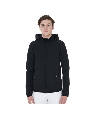 MEN'S SLIM FIT SOFTSHELL JACKET WITH INTERNAL FLEECE