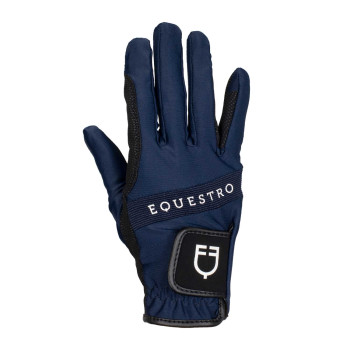 TECHNICAL FABRIC GLOVES WITH MULTICOLOR LOGO