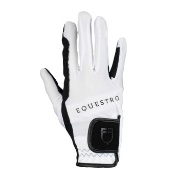 TECHNICAL FABRIC GLOVES WITH MULTICOLOR LOGO