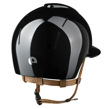 KEP Smart Nova Metal Gloss Black with Beige Strap and POLO Visor