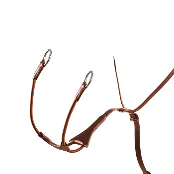 MARTINGALE COLLIER IN TANNED LEATHER