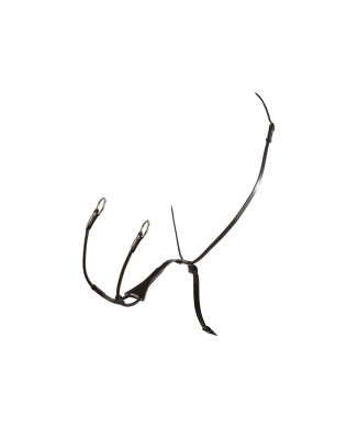 MARTINGALE COLLIER IN TANNED LEATHER