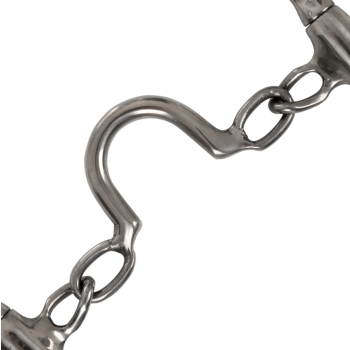 POOL'S WESTERN CHAIN BIT WITH BENT RODS