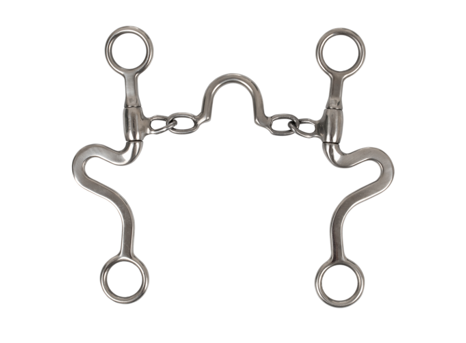 POOL'S WESTERN CHAIN BIT WITH BENT RODS