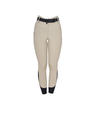EQUESTRO monogram high-waisted women's trousers