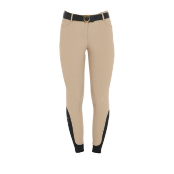 WOMEN'S SLIM FIT GRIP PANTS WITH EQUESTRO LOGO