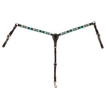 SKY POOL'S NAVAJO BEADED OIL WESTERN PECTORAL
