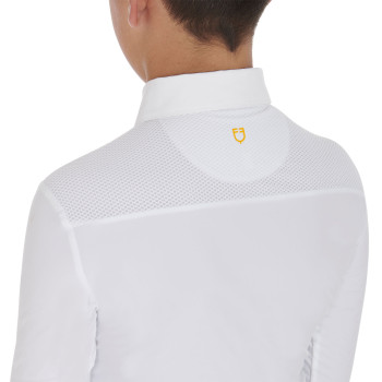 CHILDREN'S LONG SLEEVE POLO SHIRT WITH BUTTONS