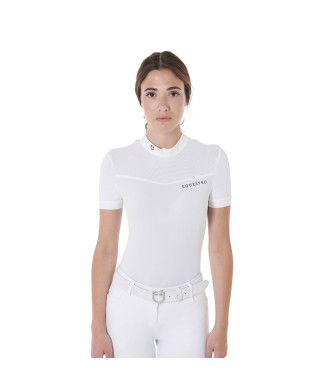 WOMEN'S SHORT-SLEEVE COMPETITION POLO SHIRT IN TECHNICAL FABRIC
