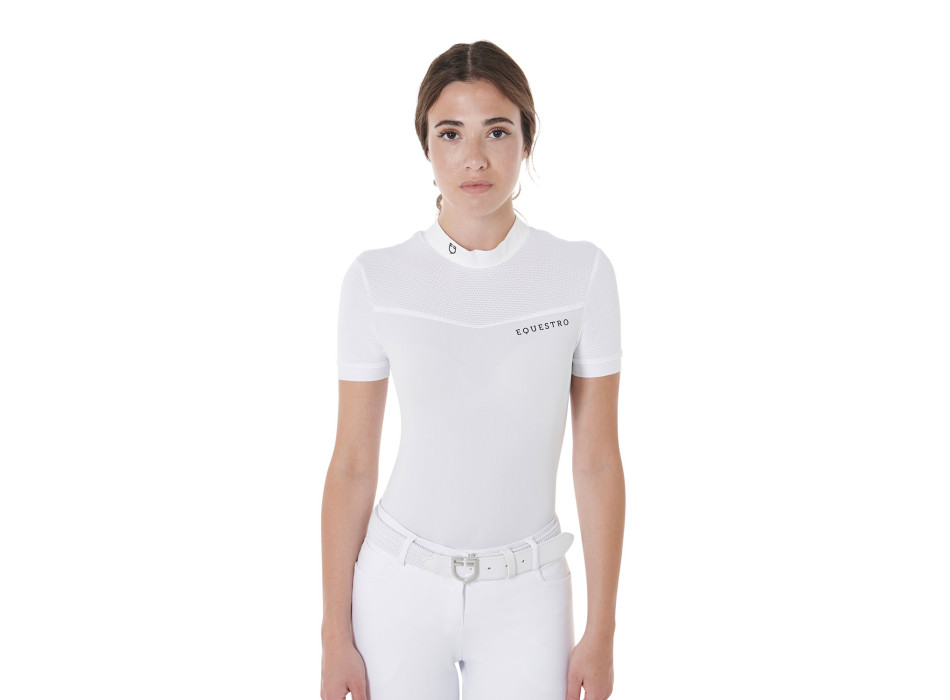 WOMEN'S SHORT-SLEEVE COMPETITION POLO SHIRT IN TECHNICAL FABRIC