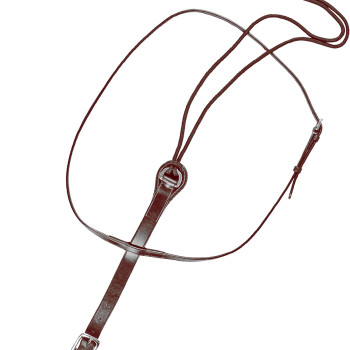 LEATHER AND RUBBER MARTINGALE REINS