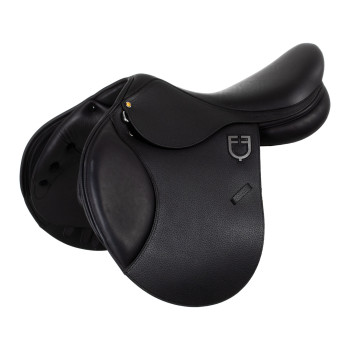 DOUBLE LEATHER JUMPING SADDLE.