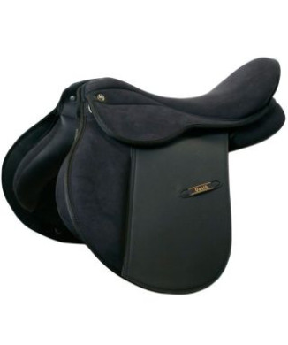 Daslö suede saddle with interchangeable headband