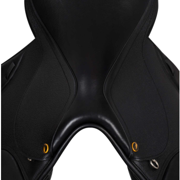 CHICAGO LEATHER JUMPING SADDLE WITH INTERCHANGEABLE BOW (4 included)