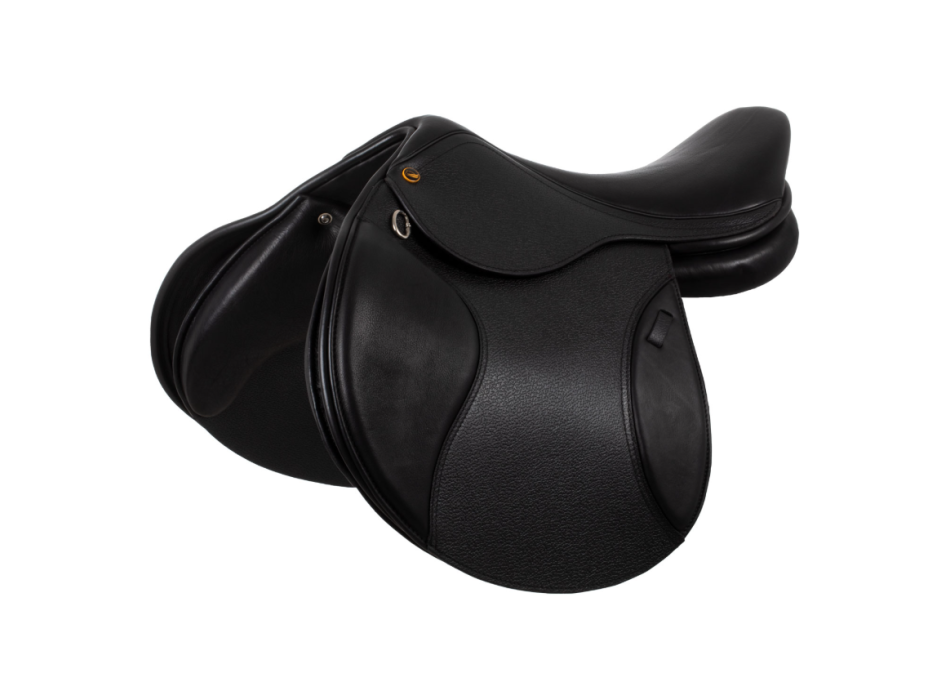 CHICAGO LEATHER JUMPING SADDLE WITH INTERCHANGEABLE BOW (4 included)