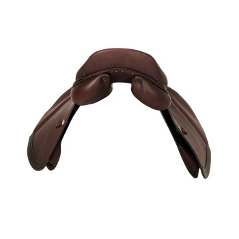 FIRENZE JUMPING SADDLE WITH WOODEN TREE AND DOUBLE LEATHER