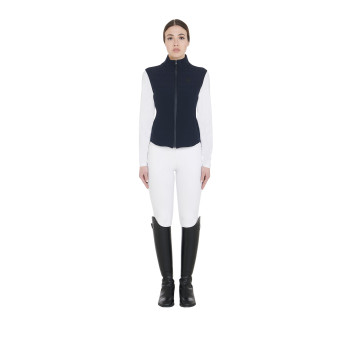 WOMEN'S SLEEVELESS JACKET IN BREATHABLE TECHNICAL FABRIC