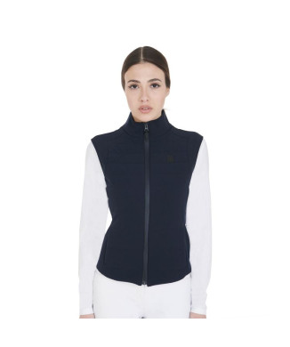 WOMEN'S SLEEVELESS JACKET IN BREATHABLE TECHNICAL FABRIC