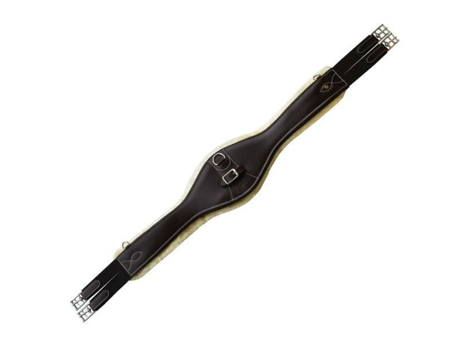 Candy girth with removable eco-fur