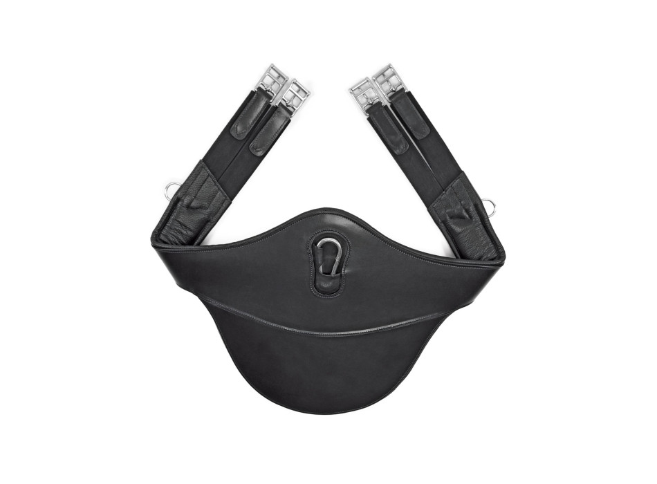 LEATHER GIRTH WITH STUD PROTECTION