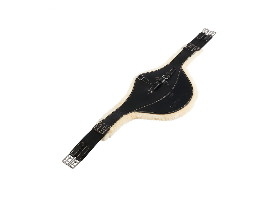 JUMPING GIRTH WITH STUD PROTECTION FOR ENGLISH SADDLE