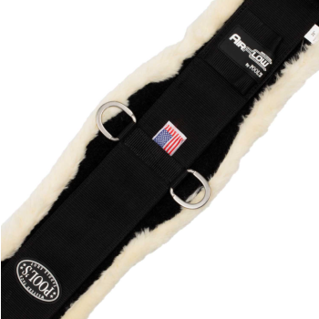 POOL'S WESTERN AIRFLOW COMFORT CNìON SYNTHETIC WOOL GIRTH