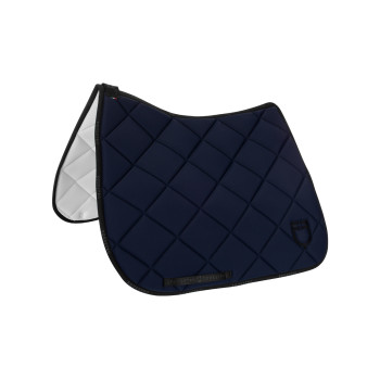 Dressage saddle pad in technical fabric with logo