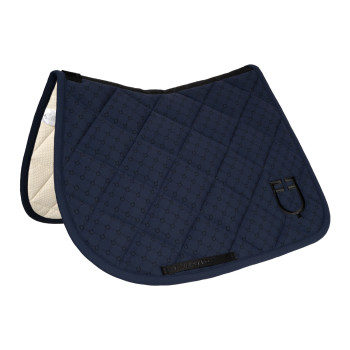 EQUESTRO monogram print jumping saddle pad