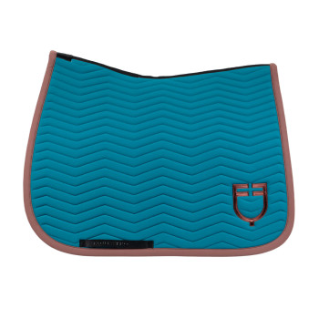 Wave Quilting dressage saddle pad in EQUESTRO technical fabric