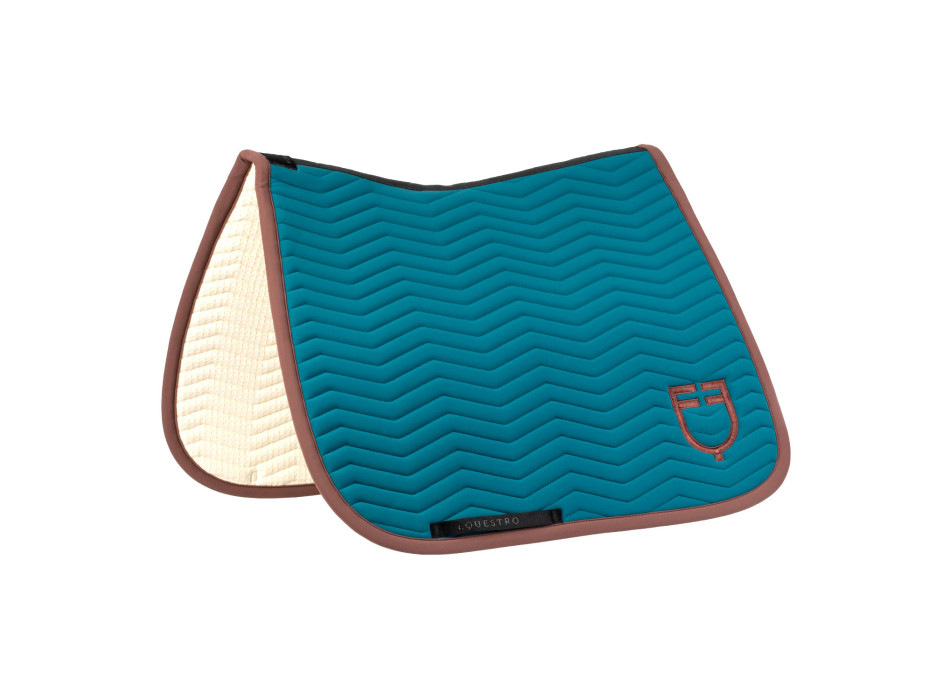 Wave Quilting dressage saddle pad in EQUESTRO technical fabric