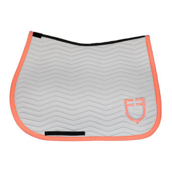 Wave Quilting Jumping Saddle Pad in EQUESTRO Technical Fabric