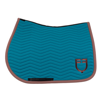 Wave Quilting Jumping Saddle Pad in EQUESTRO Technical Fabric