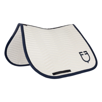 Wave Quilting Jumping Saddle Pad in EQUESTRO Technical Fabric