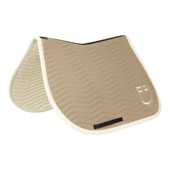 Wave Quilting Jumping Saddle Pad in EQUESTRO Technical Fabric