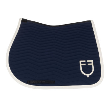Wave Quilting Jumping Saddle Pad in EQUESTRO Technical Fabric