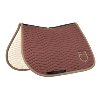 Wave Quilting Jumping Saddle Pad in EQUESTRO Technical Fabric