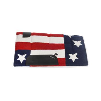BURIONI USA FLAG SYNTHETIC WESTERN SADDLE PAD