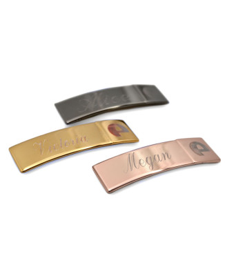 Silver Color Name Tag