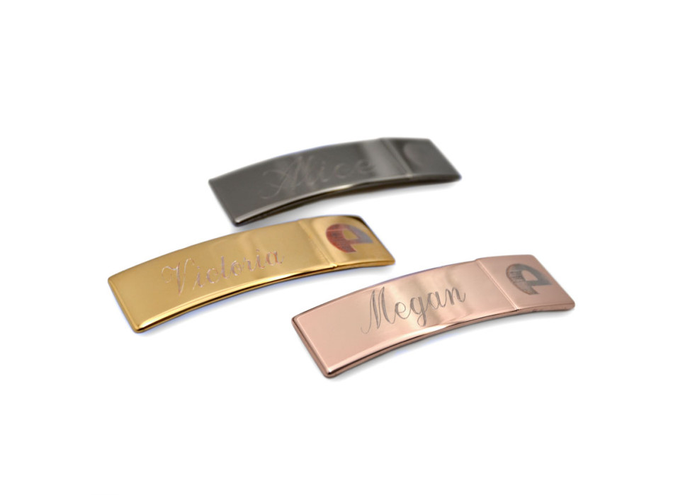 Silver Color Name Tag