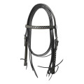 STRAIGHT SILVER WIRE HEADSTALL WITH REINS