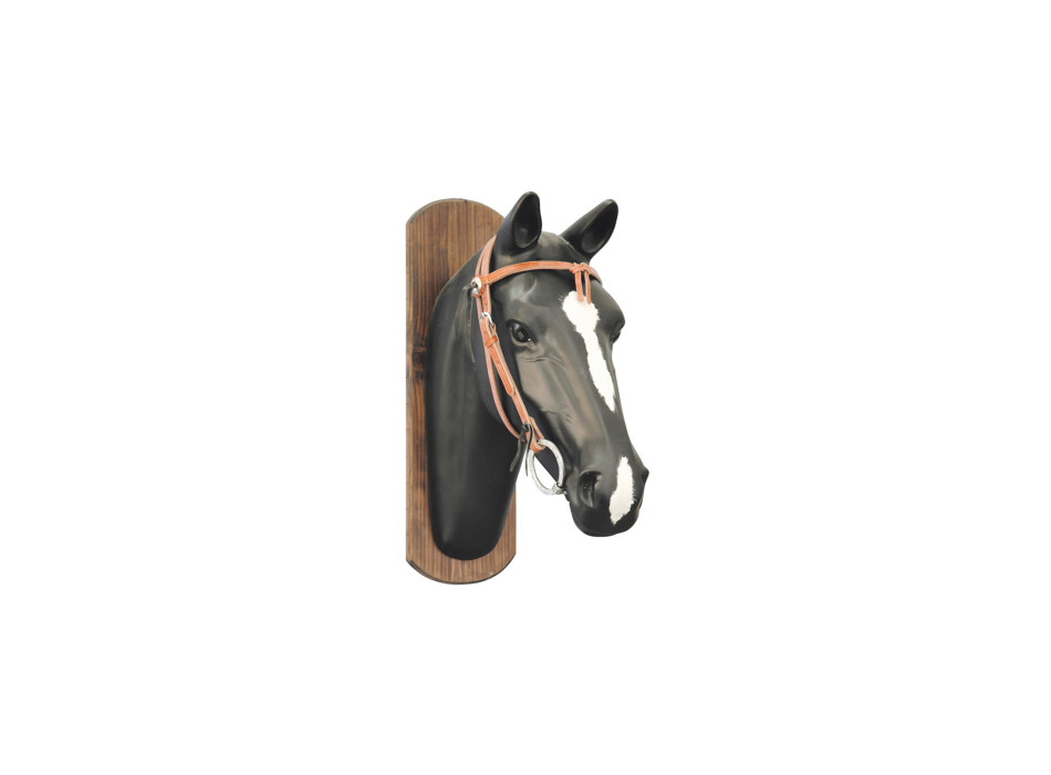 HEADSTALL WITH FAT LEATHER BOW AND REINS