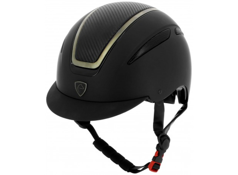 Casque mat top carbono EQUITHÈME - Agris