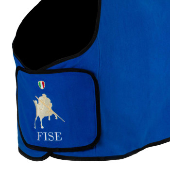 Manta polar con cierre frontal Equestro X FISE