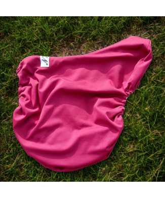 Funda de asiento DHN en color liso, hecha a mano y personalizable