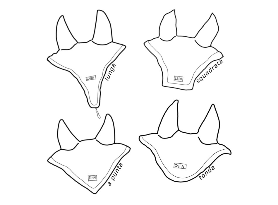 Manta para silla de montar DHN, estilo salto, hecha a mano y personalizable para caballos.