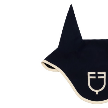 Gorro acolchado con diseño de ondas en tejido técnico EQUESTRO.