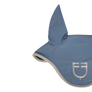 Gorro acolchado con diseño de ondas en tejido técnico EQUESTRO.