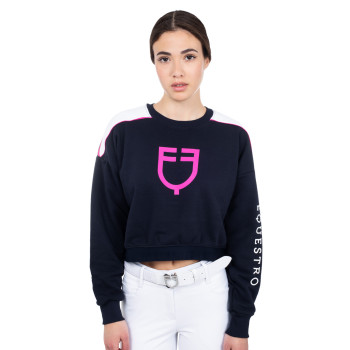 SUDADERA DE CUELLO REDONDO PARA MUJER