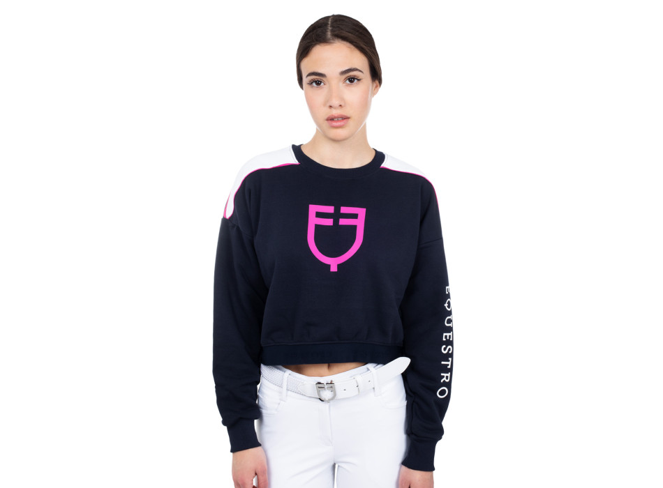 SUDADERA DE CUELLO REDONDO PARA MUJER
